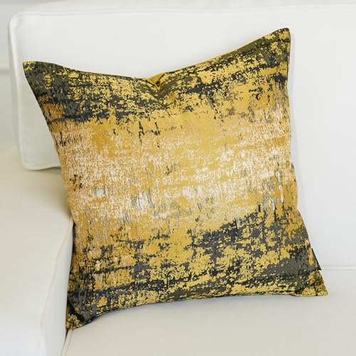Luxury Sun Gold Throw Pillow Covers 24x24