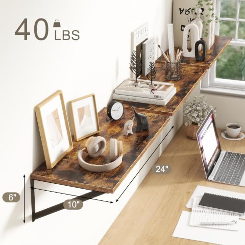 Floating Shelves 24 Inch Long