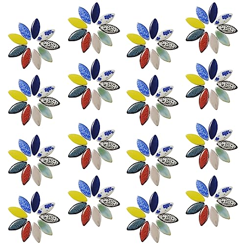 Red Petal Ceramic Tiles Mosaic Tiles