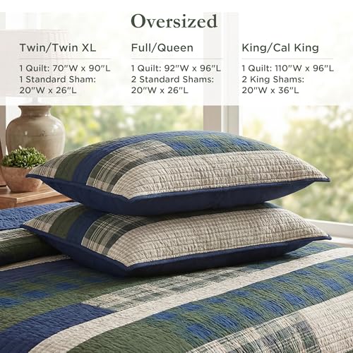 WOOLRICH Spruce Hill Reversible Quilt Set