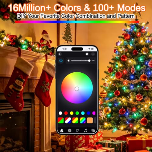 Smart Color Changing Halloween Lights (200 Count)