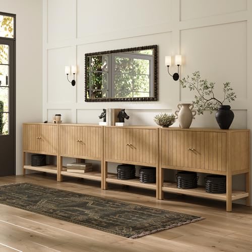 Meads Mid Century Modern Cabinet or TV Stand with Doors
