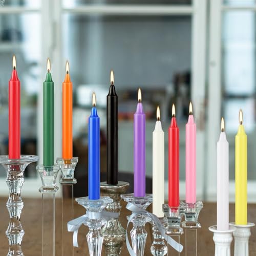 100 Pack Assorted Color Spell Chime Candles (100 Count)