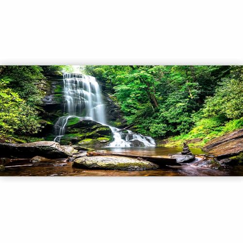 Peel and Stick Wallpaper Peel and Stick Waterfall 212x98 Inch (11 Count)