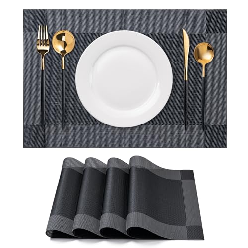 Placemats Set of 4 Washable Indoor (4 Count)