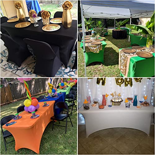 Spandex 8ft Waterproof Table Cover for Party
