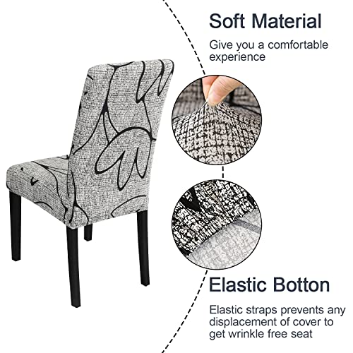 Pattern Chair Covers for Dining Chairs