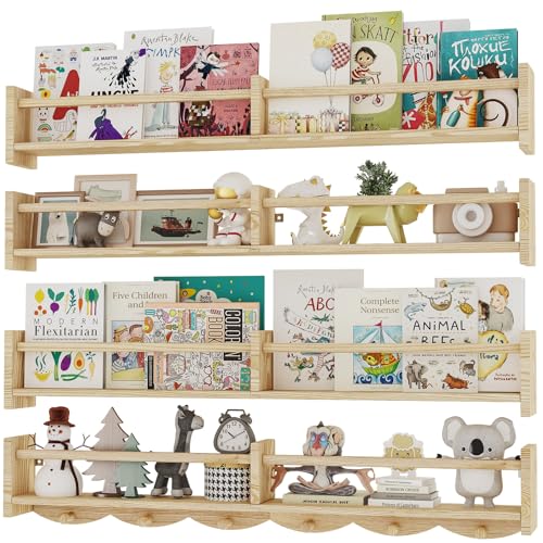 34Inch Nursery Bookshelves (4 Count)