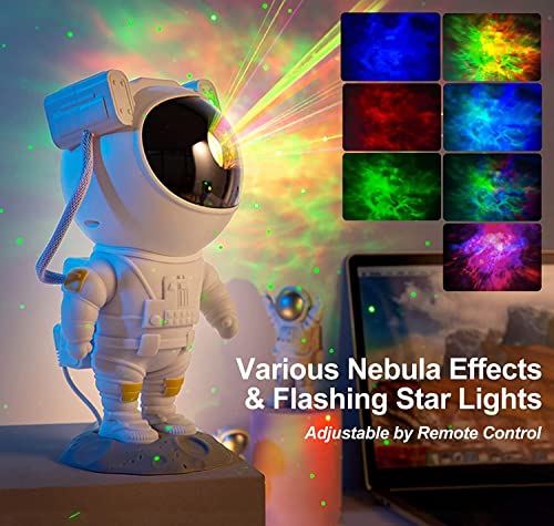 Kids Astronaut Star Projector Night Light