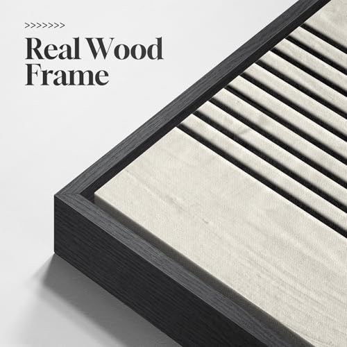 Framed Neutral Black and Beige Abstract Wall Art Set (3 Count)