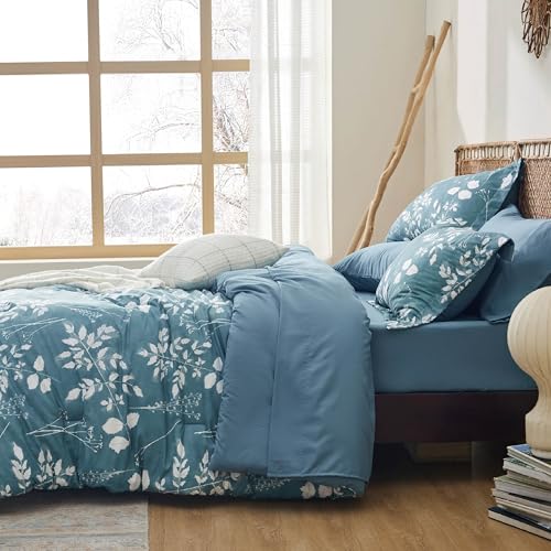 Floral Mineral Blue Comforter Set