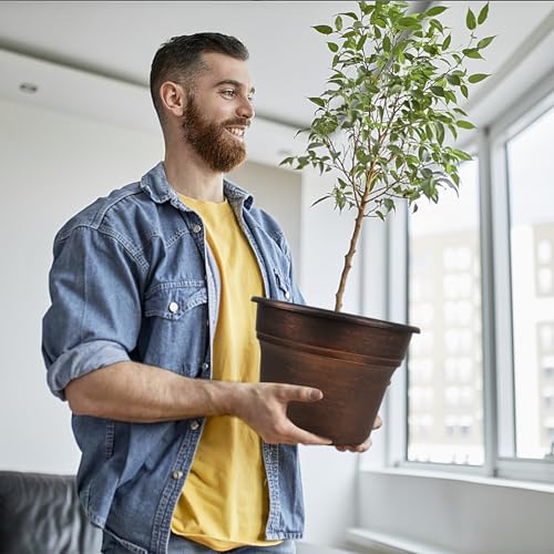 Plant Planters Pots Set of 4 Pack 13 Inch (4 Count)