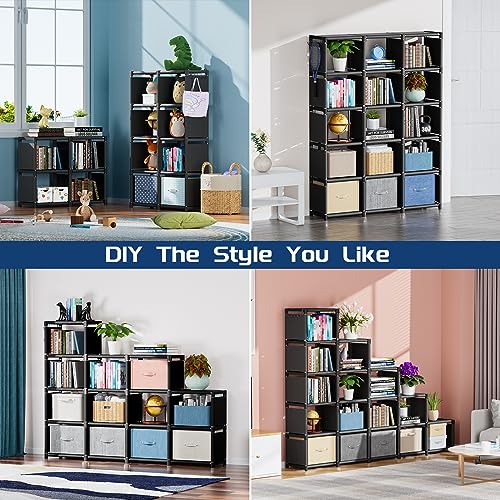 Bookshelf 15 Cube Storage Organizer
