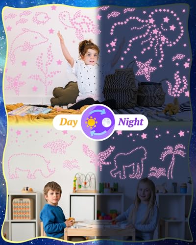 201 Pcs Glow in The Dark Stars Stickers for Ceiling (201 Count)