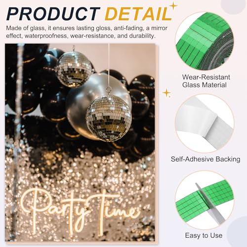 5x5mm Self Adhesive Mirrors Mosaic Tiles (2500 unidad)