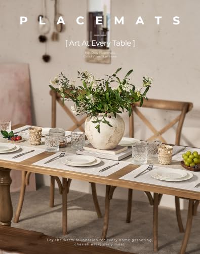 Pale Beige Placemats Set of 12 (12 Count)