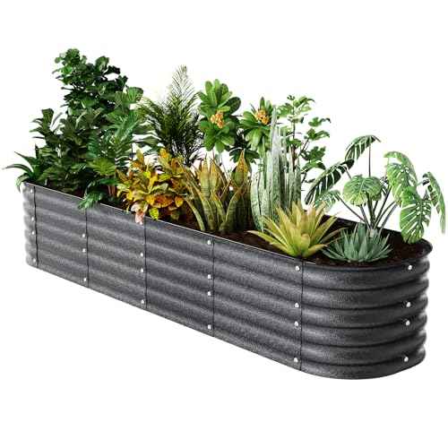 8x2 Galvanized Raised Garden Bed