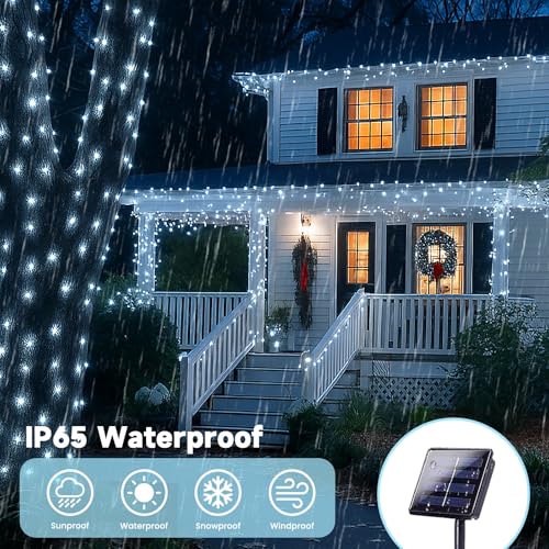 Solar String Lights Outdoor (144 Foot)