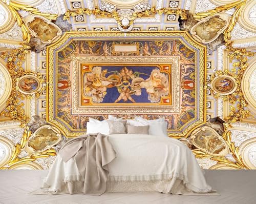Gold Jesus Christ Religious Fine Decorative Wall Mural