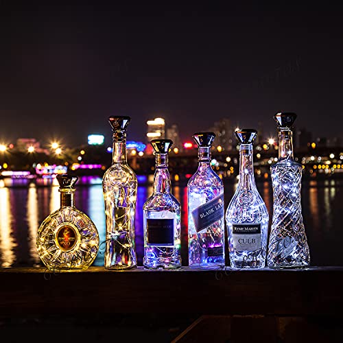 Solar Wine Bottle Lights Outdoor (8 Count)