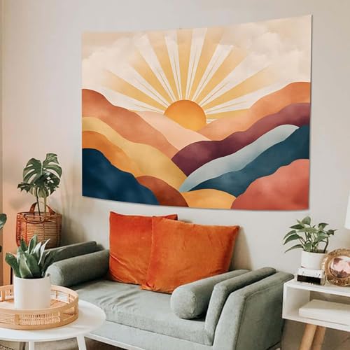 Abstract Mountain Tapestry