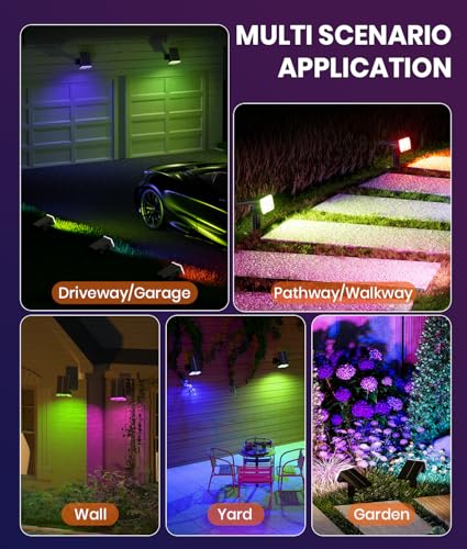Solar Spot Lights Outdoor (2 Count)