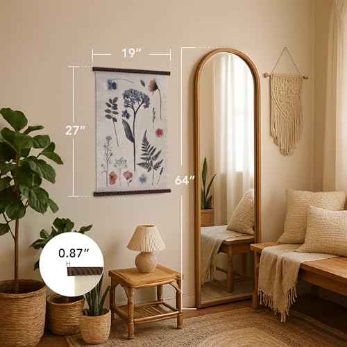 Spindle Tapestry Floral Wall Art