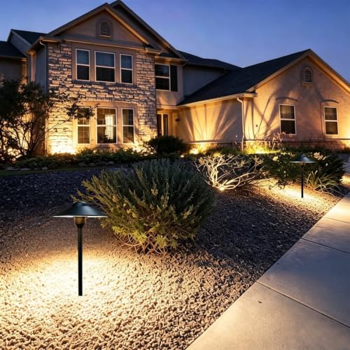 Cast Aluminum Low Voltage Landscape Path Area Spread Lighting (2 Count)