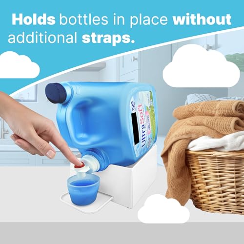 Liquid Laundry Detergent Dispenser Holder with Drip Tray