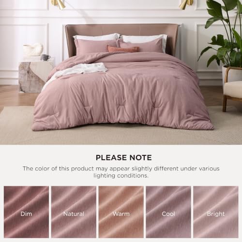 Dusty Pink Full Size Comforter Set