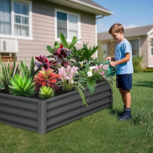 Galvanized Raised Garden Beds 6x3x1 FT (2 Count)