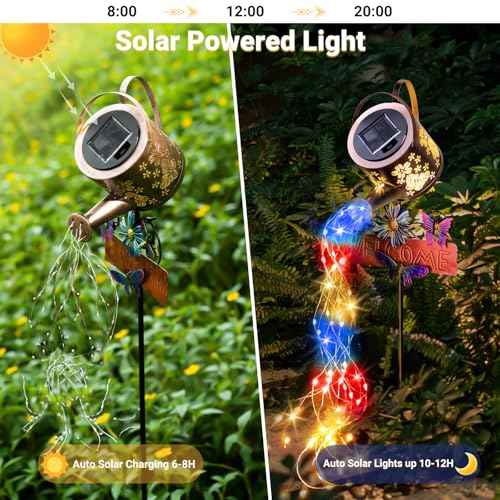 Solar Watering Can Light