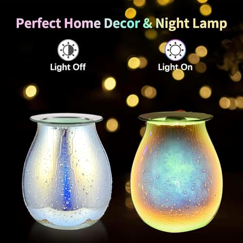 Handmade 3D Droplet Candle Warmer Light