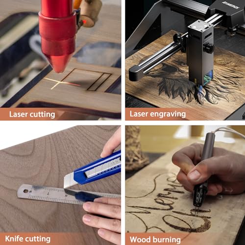 10 Pack Walnut Plywood Sheets 12x12x1 (10 Count)
