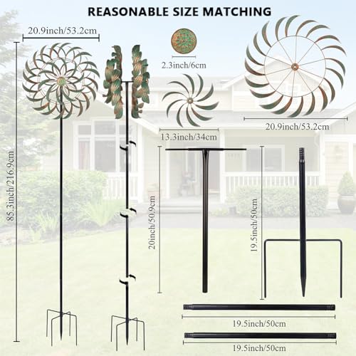 Large Outdoor Wind Spinner
