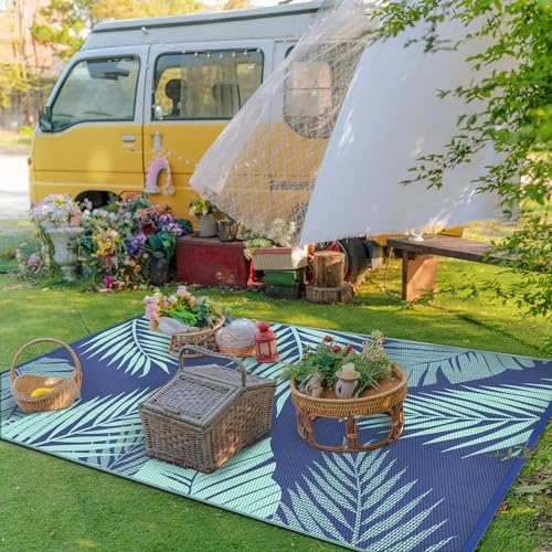 Outdoor Rug Waterproof Plastic Rugs for Patio