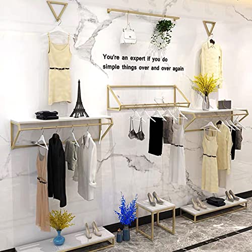 Modern Simple Men's and Women's Clothing Store Heavy Duty Metal Display Shelf