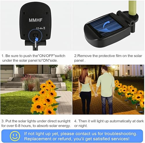 Outdoor Solar Garden Stake Lights