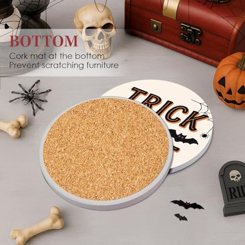Halloween Coasters for Drinks (6 Count)