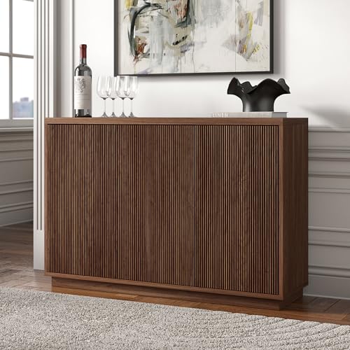 48" Fluted Modern Sideboard Buffet Cabinet