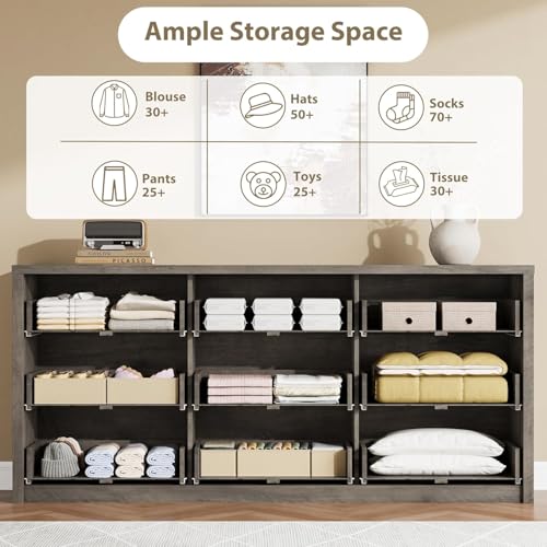 9 Drawer Dresser for Bedroom