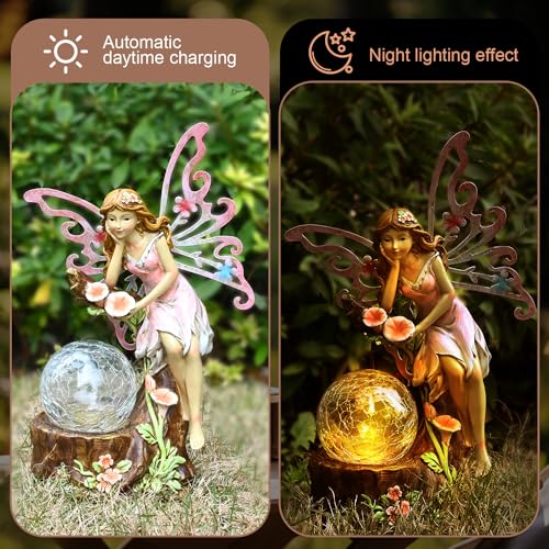 Garden Fairy Statue Outdoor Decor