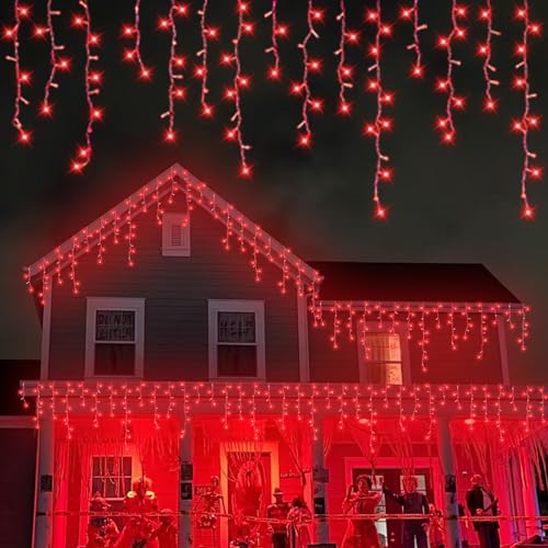 66ft 800 LED Icicle Lights Outdoor Waterproof (66 Foot)