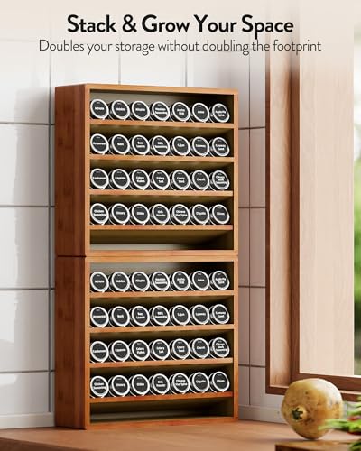 4 Tier Spice Rack Organizer for Cabinet