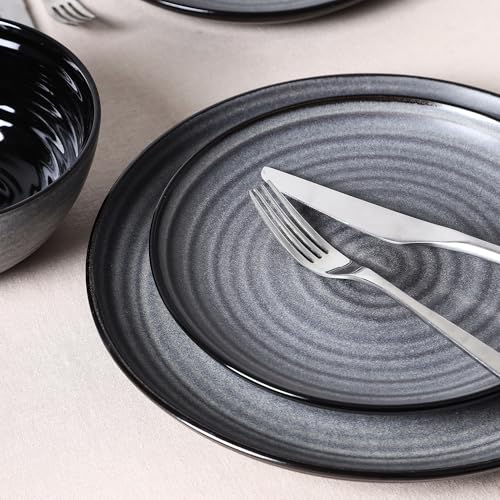 Dua 4 Piece Dinner Plate Set Stoneware (4 Count)