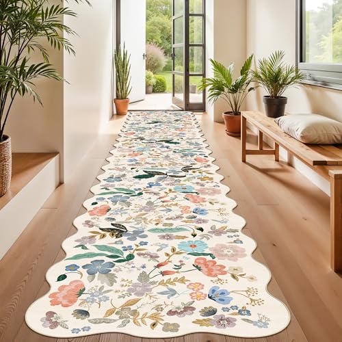 Hallway Floral 2'6x14 Runner Rugs (35 Sq Ft)