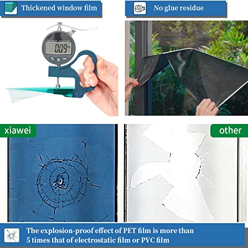 One Way Window Privacy Film with Tools