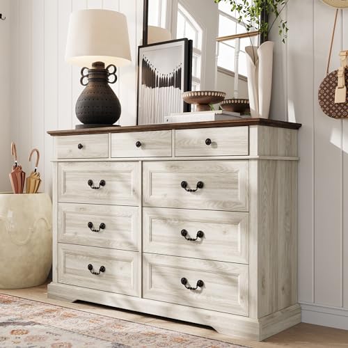 Farmhouse 9 Drawer Dresser