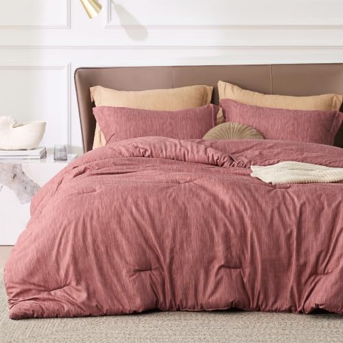 Pink Clay Queen Comforter Set