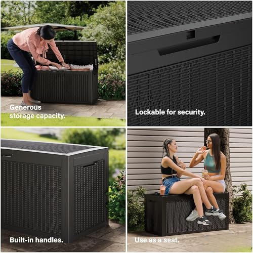 150 Gallon Resin Deck Box